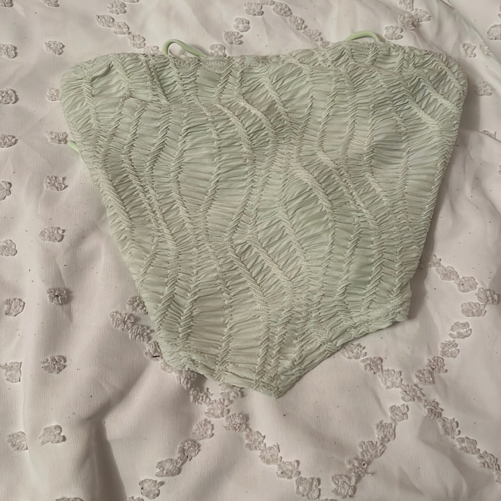 light green free people look alike tune top!